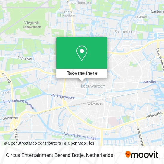 Circus Entertainment Berend Botje map