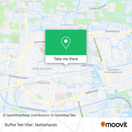 Buffet 'het Vliet' map