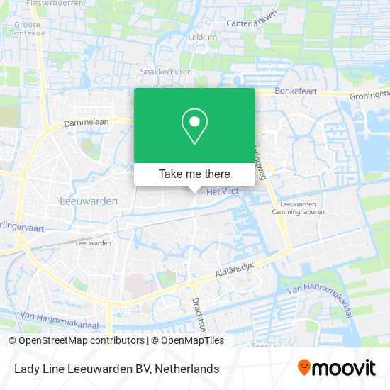 Lady Line Leeuwarden BV map