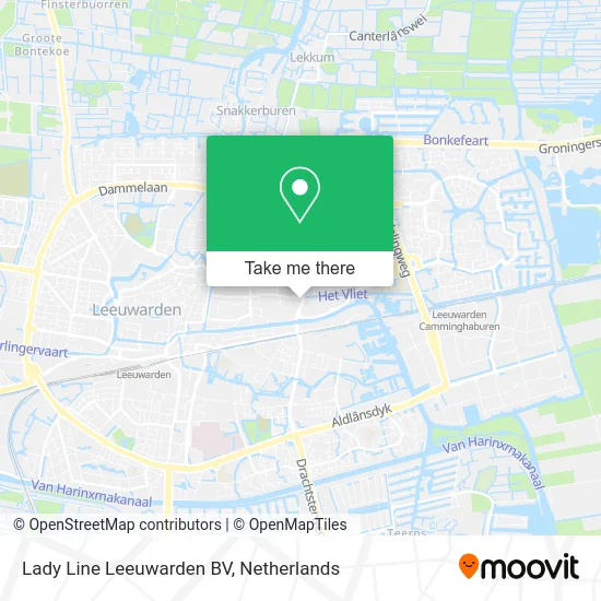 Lady Line Leeuwarden BV map