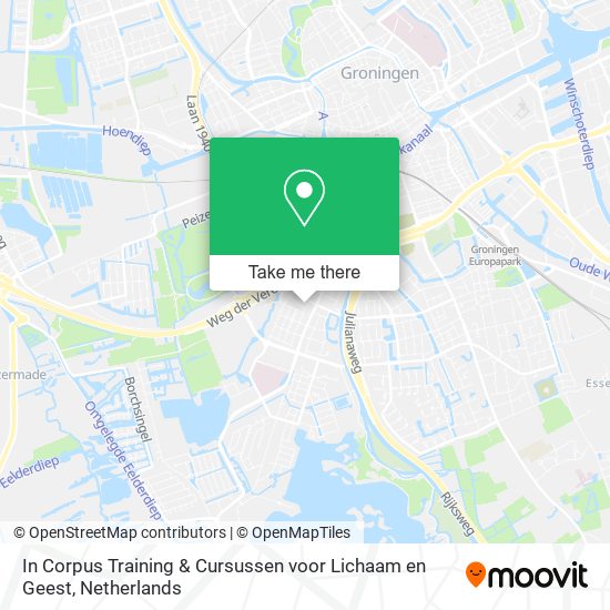 In Corpus Training & Cursussen voor Lichaam en Geest Karte