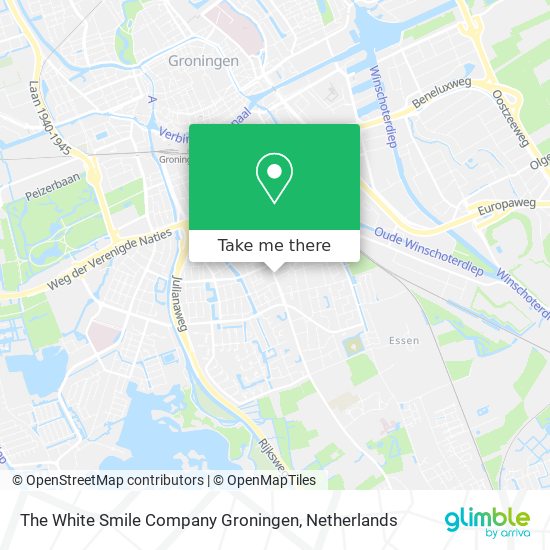 The White Smile Company Groningen map