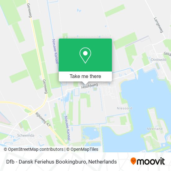 Dfb - Dansk Feriehus Bookingburo map