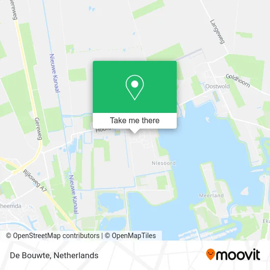 De Bouwte map