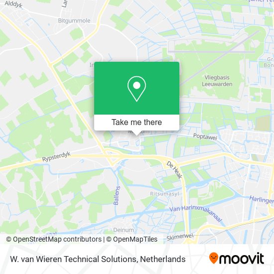 W. van Wieren Technical Solutions map