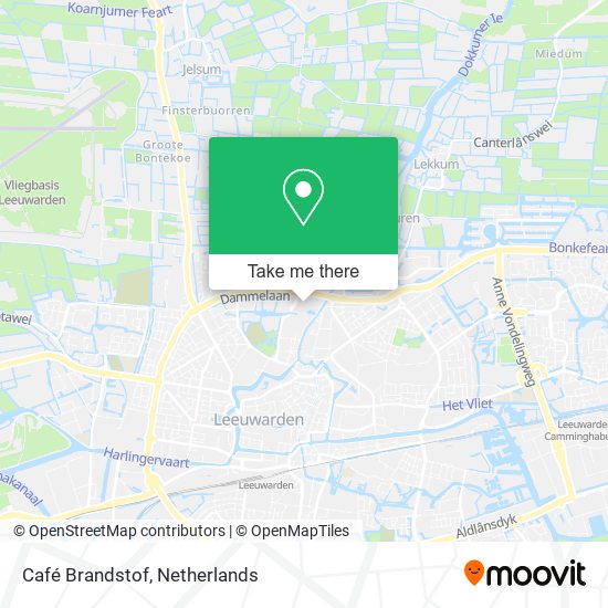 Café Brandstof map