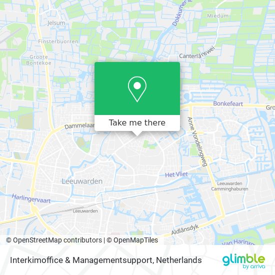 Interkimoffice & Managementsupport map