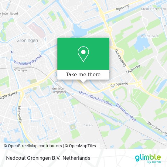 Nedcoat Groningen B.V. map