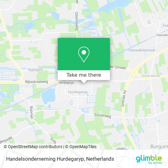 Handelsonderneming Hurdegaryp Karte