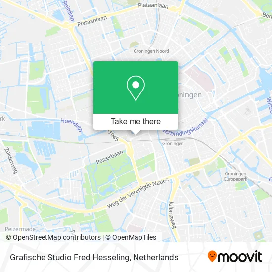 Grafische Studio Fred Hesseling Karte