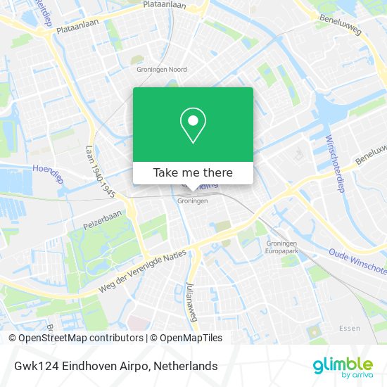 Gwk124 Eindhoven Airpo map