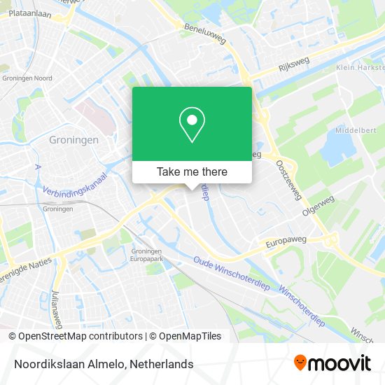 Noordikslaan Almelo map
