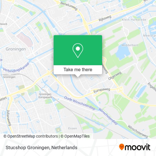 Stucshop Groningen map