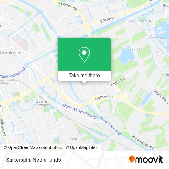 Suikerspin map