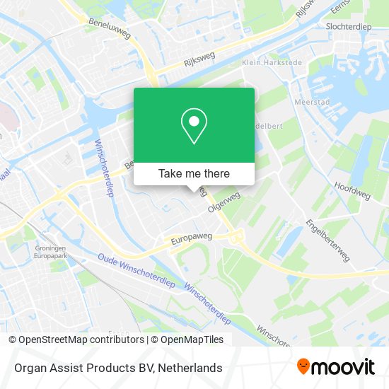 Organ Assist Products BV map