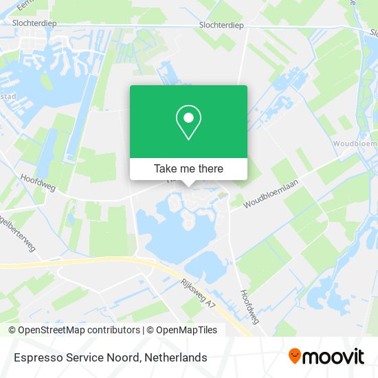 Espresso Service Noord map