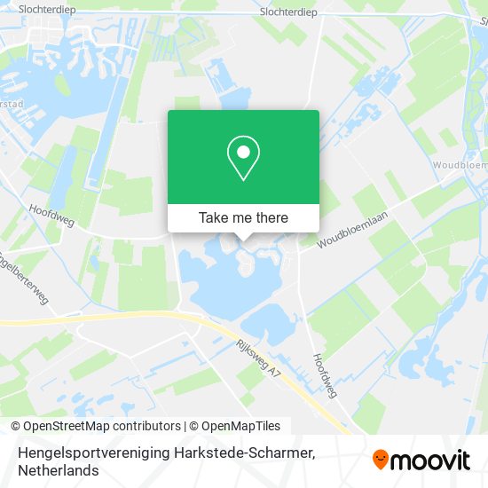 Hengelsportvereniging Harkstede-Scharmer Karte