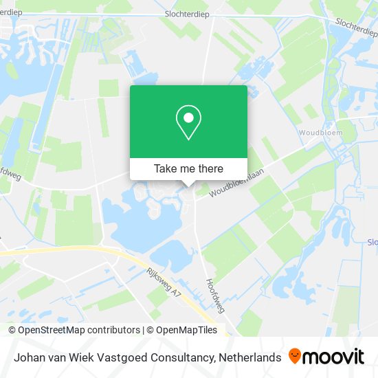 Johan van Wiek Vastgoed Consultancy map