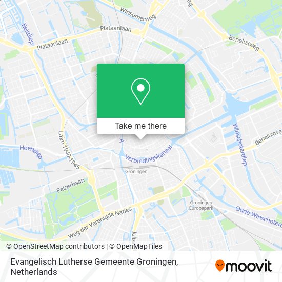 Evangelisch Lutherse Gemeente Groningen map