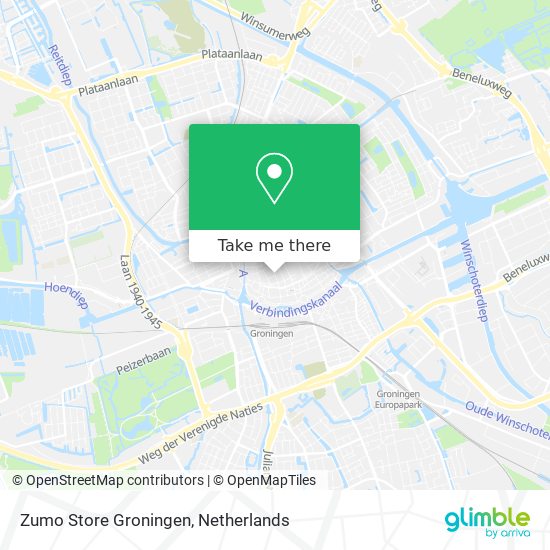 Zumo Store Groningen Karte