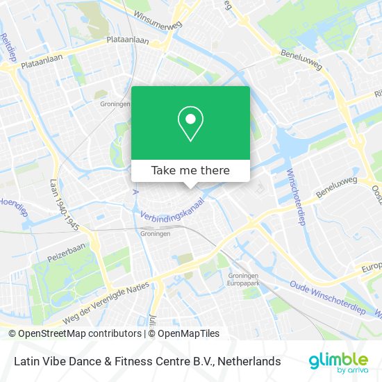 Latin Vibe Dance & Fitness Centre B.V. Karte