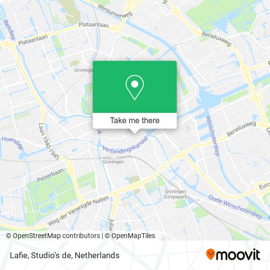 Lafie, Studio's de map