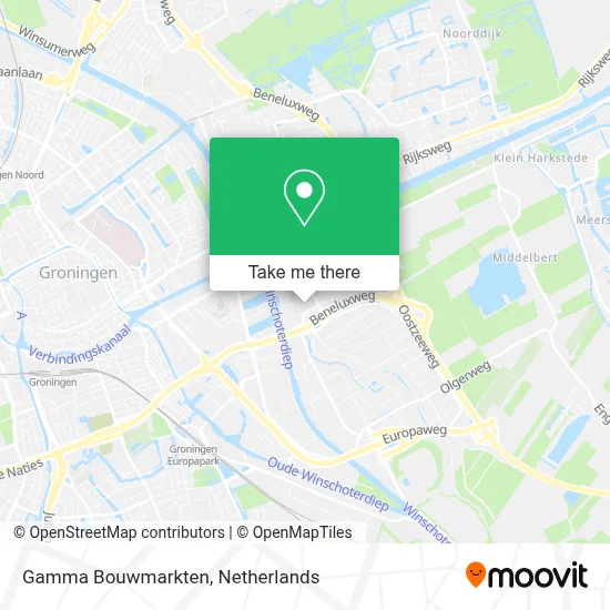 Gamma Bouwmarkten map