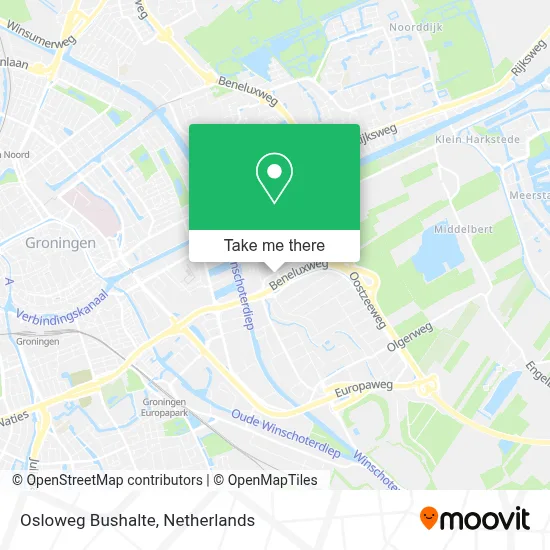 Osloweg Bushalte map