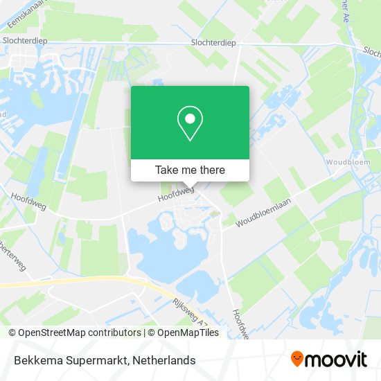 Bekkema Supermarkt map