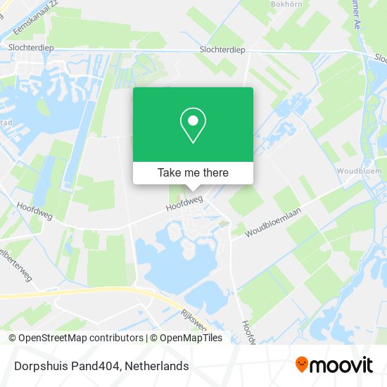 Dorpshuis Pand404 map