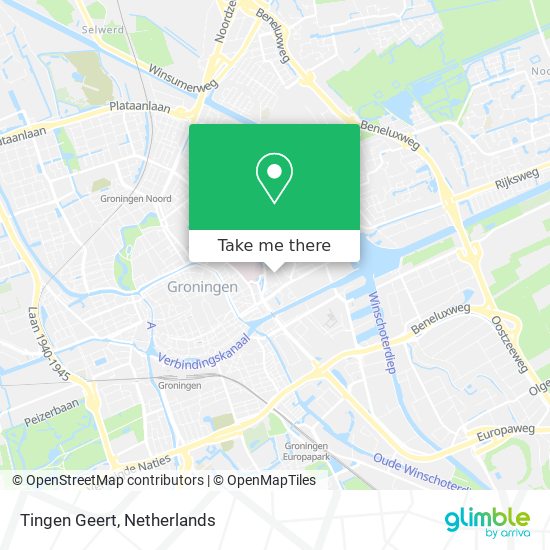 Tingen Geert map