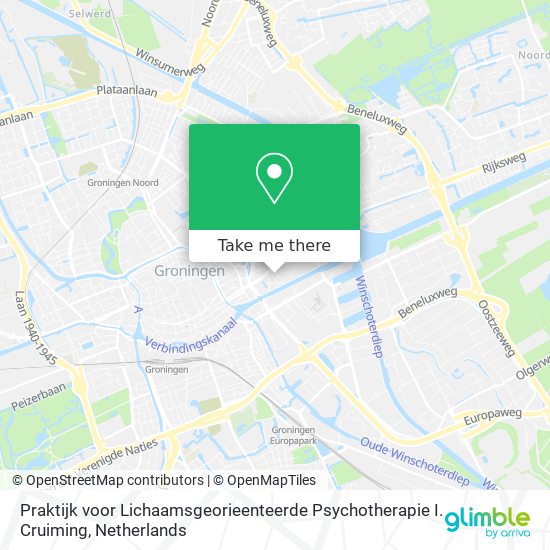 Praktijk voor Lichaamsgeorieenteerde Psychotherapie I. Cruiming Karte