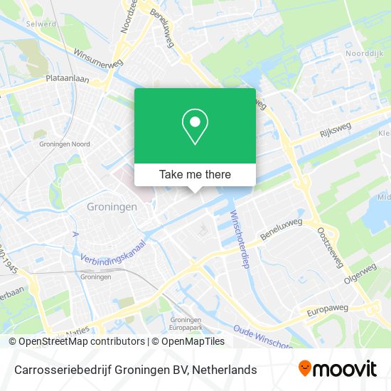 Carrosseriebedrijf Groningen BV map