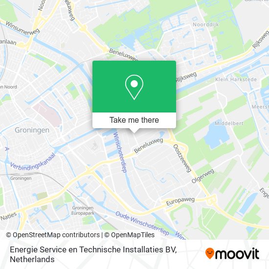 Energie Service en Technische Installaties BV Karte