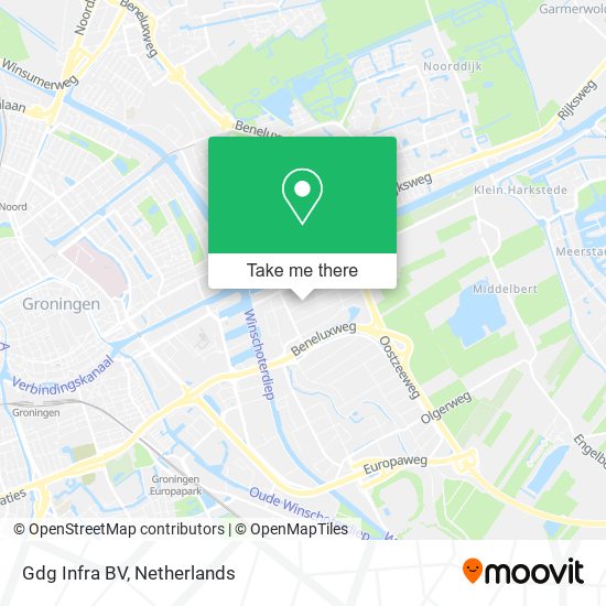 Gdg Infra BV map