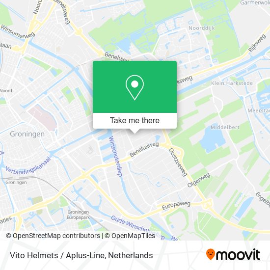 Vito Helmets / Aplus-Line map