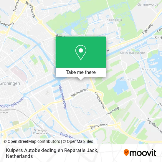 Kuipers Autobekleding en Reparatie Jack map
