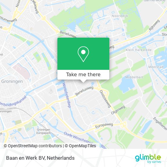 Baan en Werk BV Karte