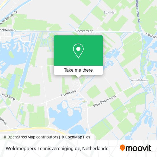 Woldmeppers Tennisvereniging de map