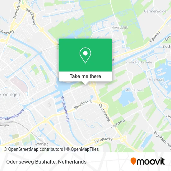 Odenseweg Bushalte map