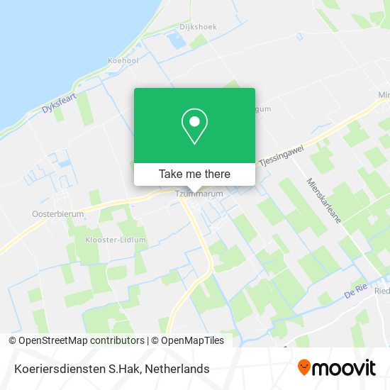Koeriersdiensten S.Hak map