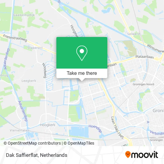 Dak Saffierflat Karte