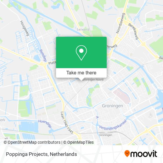 Poppinga Projects map