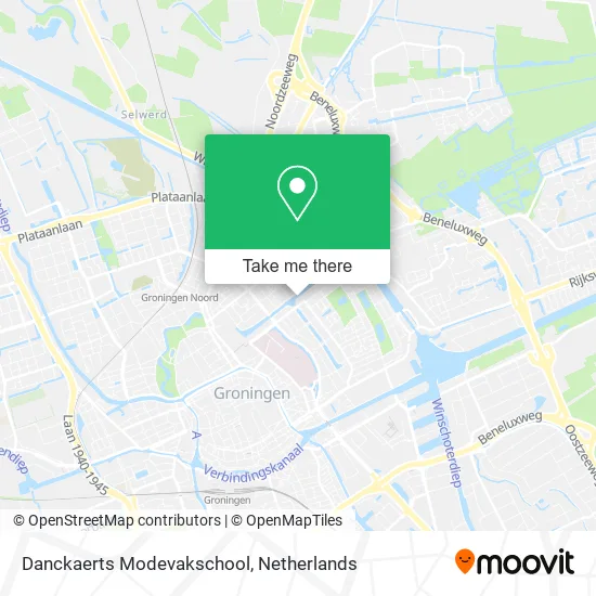 Danckaerts Modevakschool map