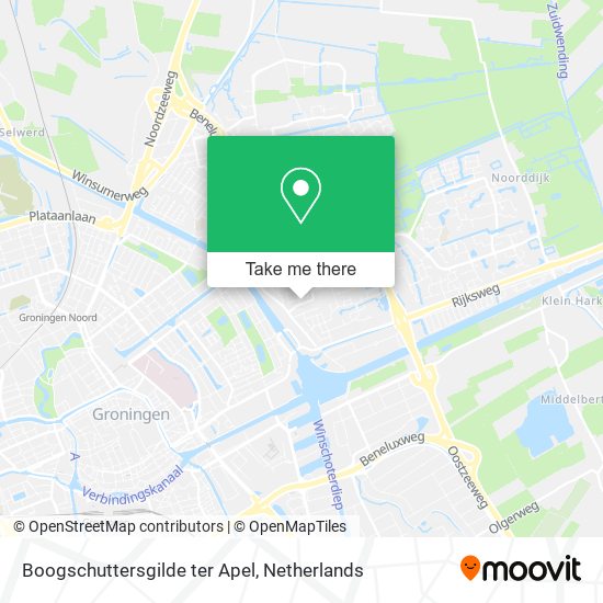 Boogschuttersgilde ter Apel map