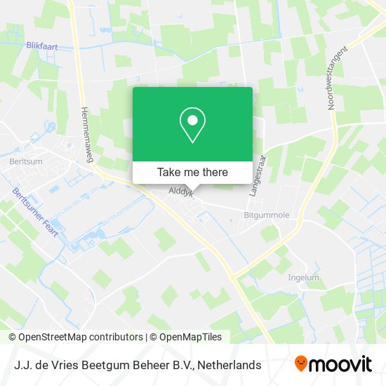 J.J. de Vries Beetgum Beheer B.V. map