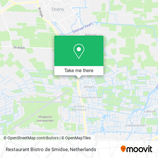 Restaurant Bistro de Smidse map