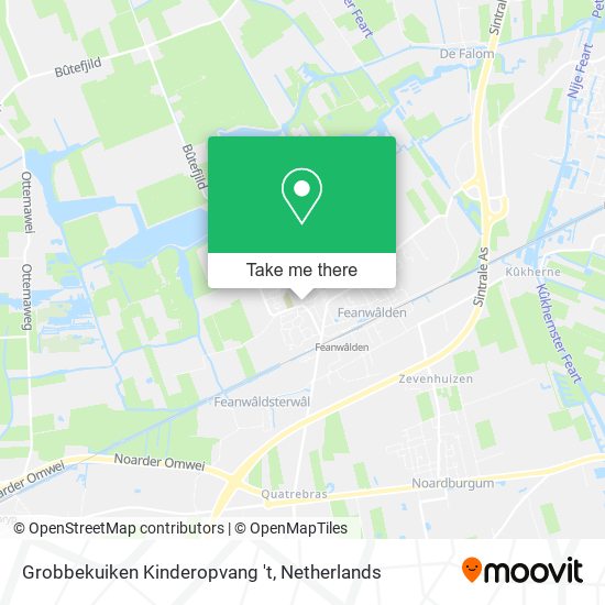 Grobbekuiken Kinderopvang 't map