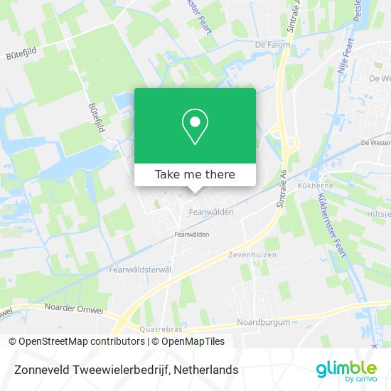 Zonneveld Tweewielerbedrijf map