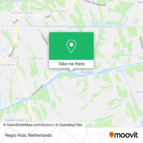 Regio Huis map